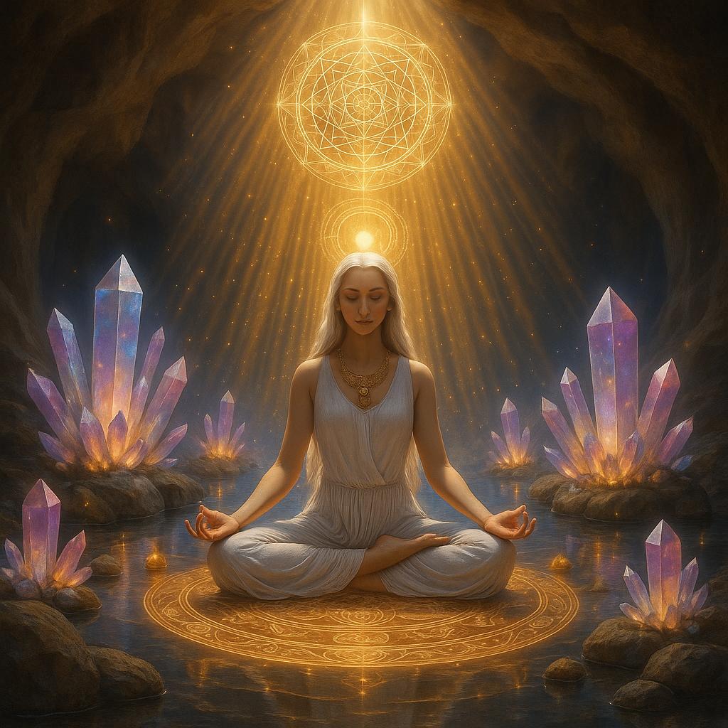 ✨Кристальная Божественная Медитация на Изобилие и Благословение Высших Сил✨